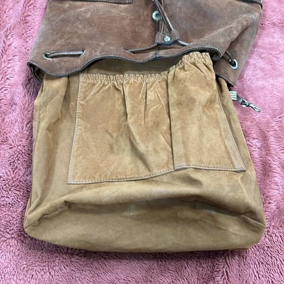 PATRICIA NASH Burnished Suede Leather Vasto Backpack - Picture 8 of 11